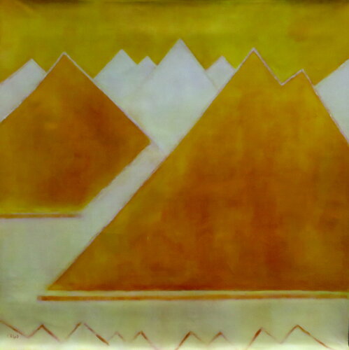 Montagne 5 van Isabelle Philips-Decramer, Schilderij te koop op Singulart