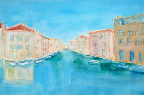 Le grand canal à Sète Isabelle Philips-Decramer