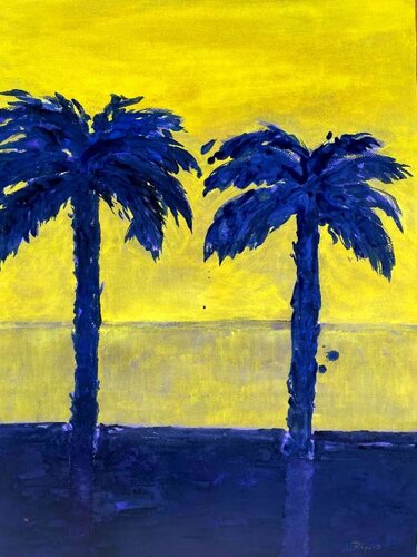 Rivages 34 par Isabelle Philips-Decramer, Œuvre sur papier en vente sur Singulart