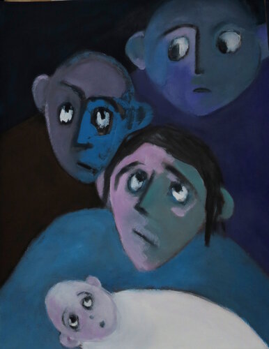 De Profundis 7 van Isabelle Philips-Decramer, Schilderij te koop op Singulart