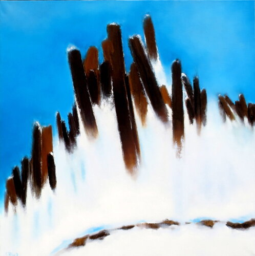 Alpes 1 von Isabelle Philips-Decramer, Malerei kaufen auf Singulart