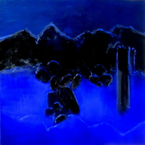 Alpes 8 di Isabelle Philips-Decramer, Pittura in vendita su Singulart