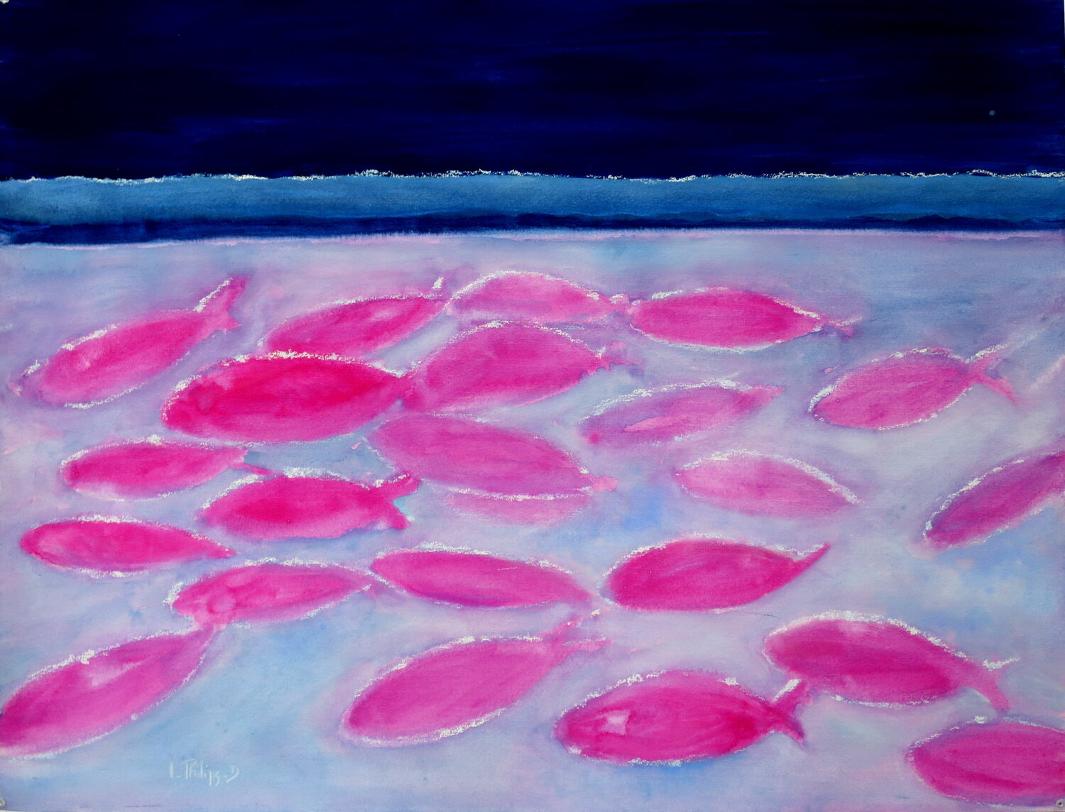 Poissons/mer 12 Isabelle Philips-Decramer