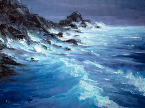 Ocean Beach di Bozhena Fuchs, Pittura in vendita su Singulart