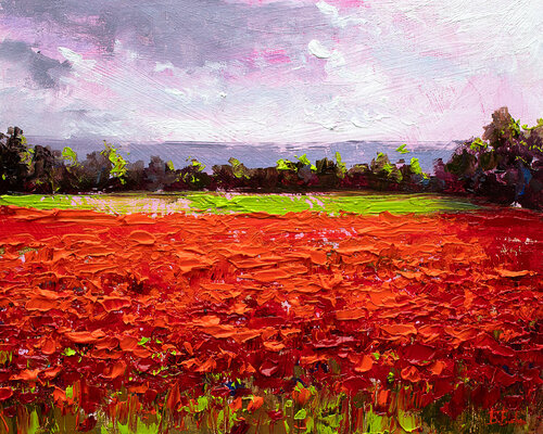 The poppy field Bozhena Fuchs