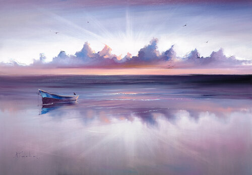 Early morning calmness van Bozhena Fuchs, Schilderij te koop op Singulart