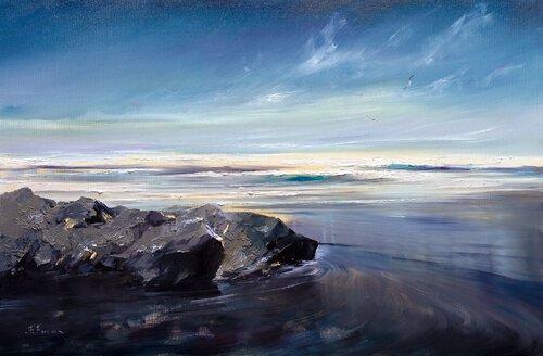 The Tide di Bozhena Fuchs, Pittura in vendita su Singulart