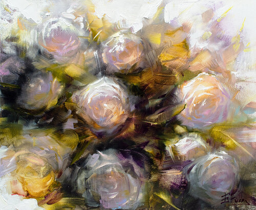 White Roses Bozhena Fuchs