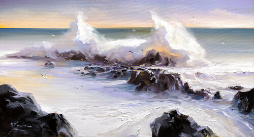 Majestic Momentum by Bozhena Fuchs, 회화 for Sale on Singulart