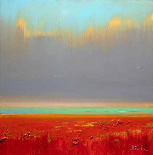 The Poppy Field van Bozhena Fuchs, Schilderij te koop op Singulart