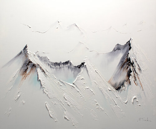 Alpine Splendor di Bozhena Fuchs, Pittura in vendita su Singulart