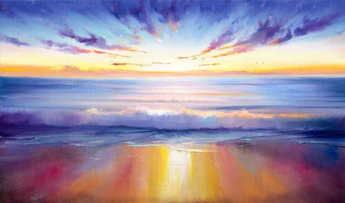 Radiant Horizon di Bozhena Fuchs, Pittura in vendita su Singulart
