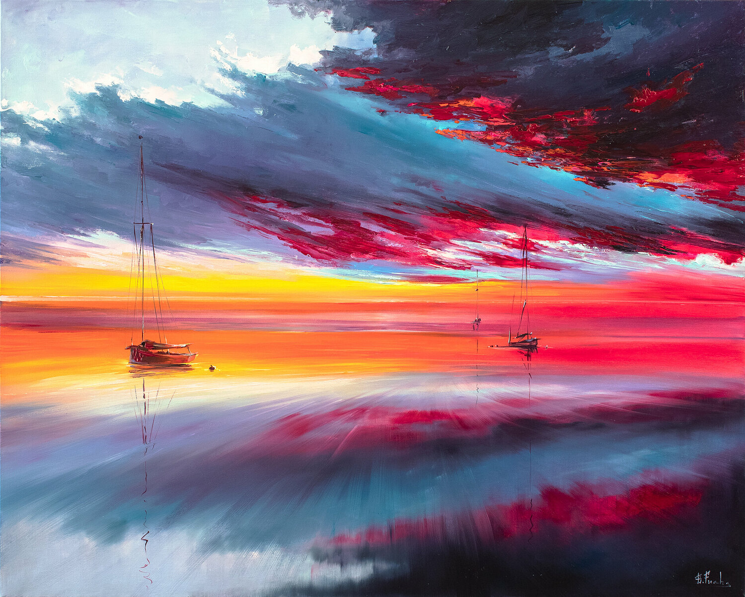 Red Sunset Bozhena Fuchs