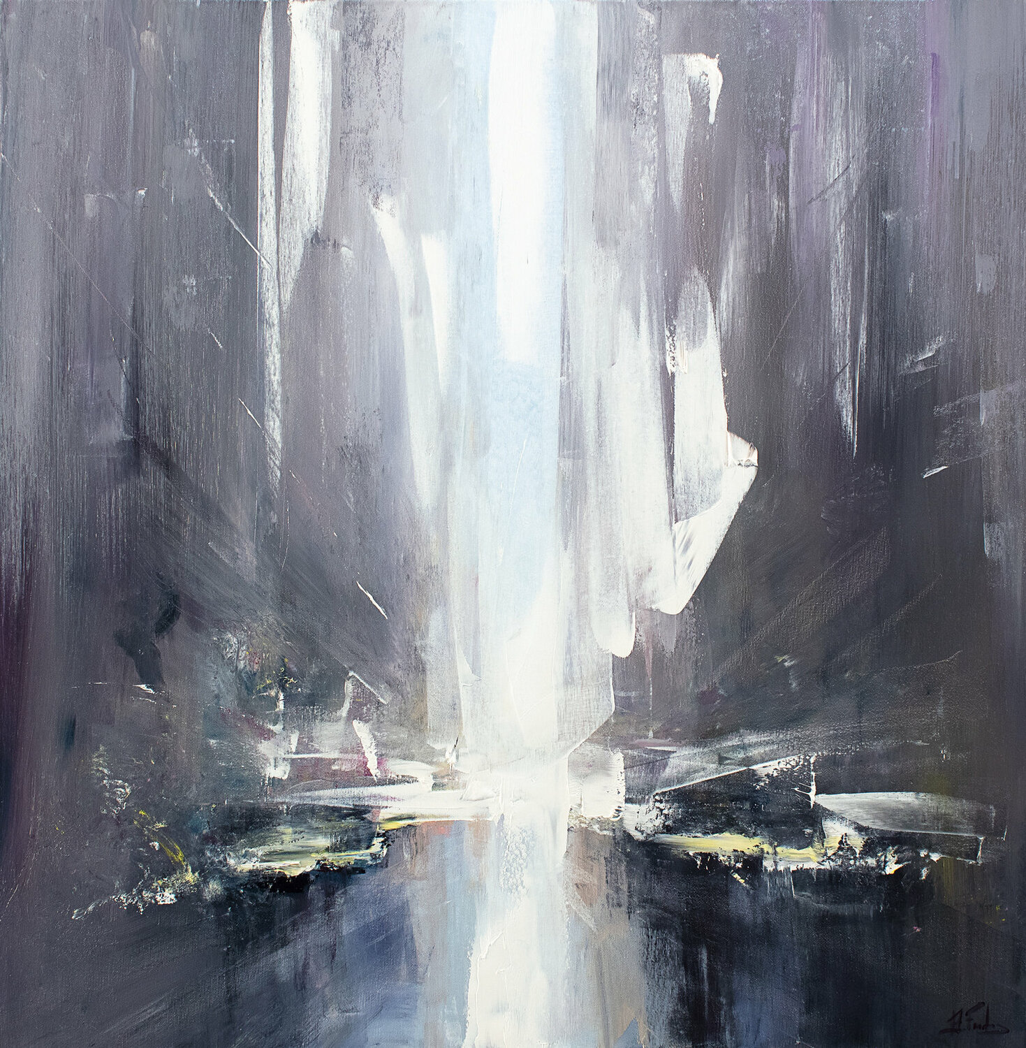 City in a fog Bozhena Fuchs