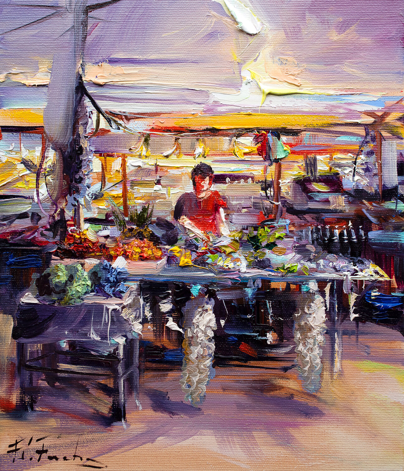 Market in Zadar Bozhena Fuchs