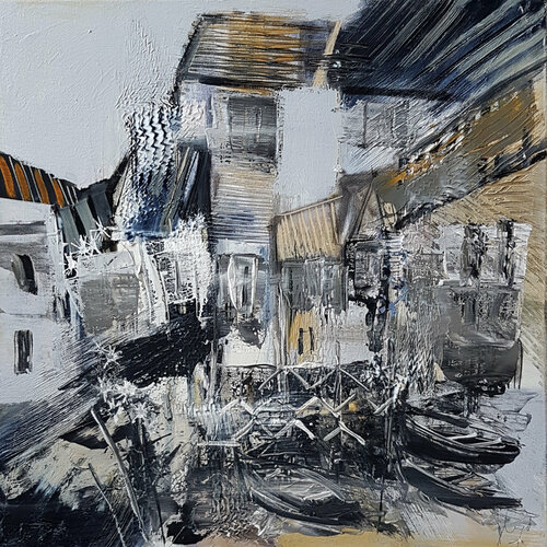 Pour parler de leur histoire by Muriel Cayet, Painting for Sale on Singulart