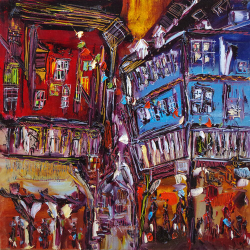 La Nocturne by Muriel Cayet, Painting for Sale on Singulart