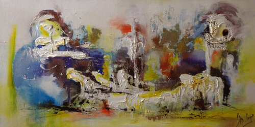 Capri di Muriel Cayet, Pittura in vendita su Singulart