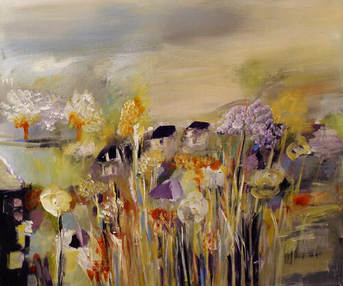 Un plein air à vivre von Muriel Cayet, Malerei kaufen auf Singulart