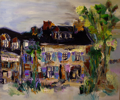 Le temps clément van Muriel Cayet, Schilderij te koop op Singulart