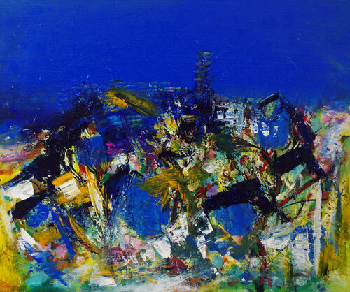 Les hautes terres di Muriel Cayet, Pittura in vendita su Singulart
