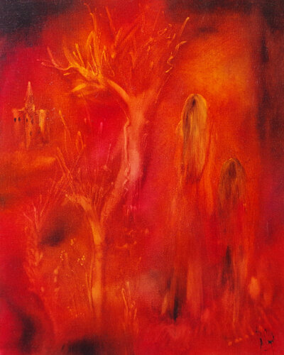 Anna et Marie by Muriel Cayet, Painting for Sale on Singulart