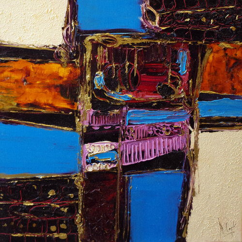 Le lac Crocodile van Muriel Cayet, Schilderij te koop op Singulart