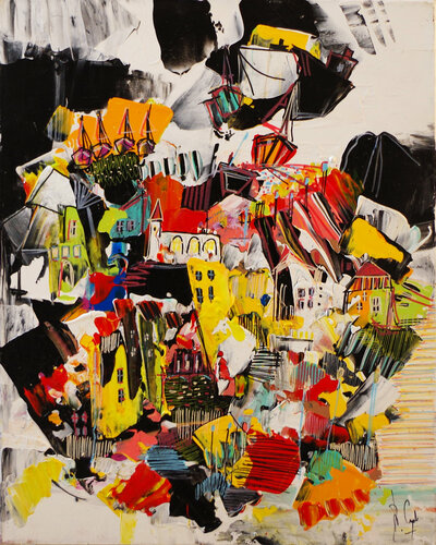 Pays Piano di Muriel Cayet, Pittura in vendita su Singulart