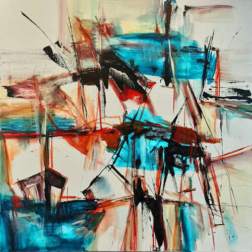 Les accords du temps by Muriel Cayet, Painting for Sale on Singulart
