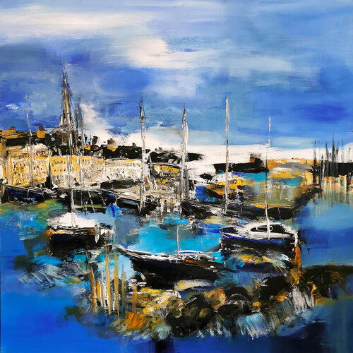 La source de l'inscription van Muriel Cayet, Schilderij te koop op Singulart