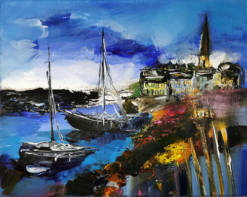 L'ancrage van Muriel Cayet, Schilderij te koop op Singulart