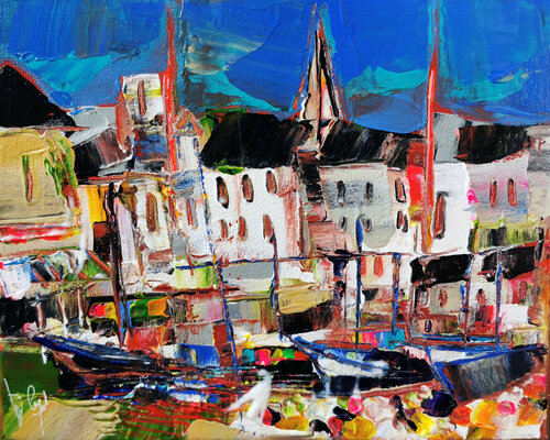 Au sud de Quiberon von Muriel Cayet, Malerei kaufen auf Singulart