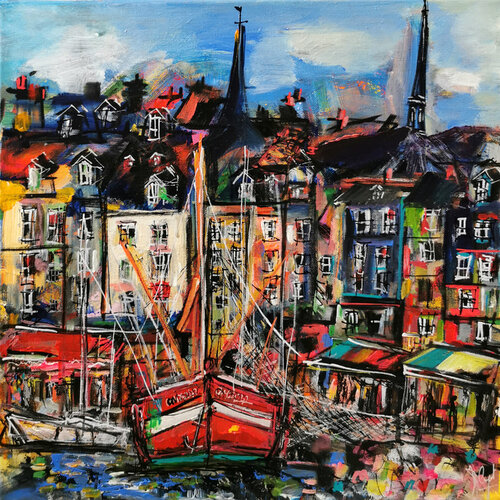 A quai von Muriel Cayet, Malerei kaufen auf Singulart