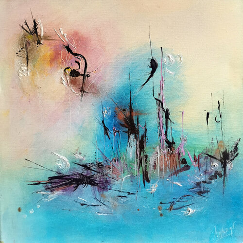 Les chevaliers de la Valette di Muriel Cayet, Pittura in vendita su Singulart