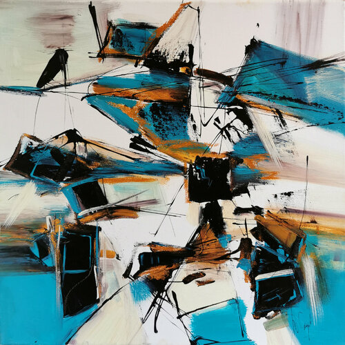 Rue du Port di Muriel Cayet, Pittura in vendita su Singulart