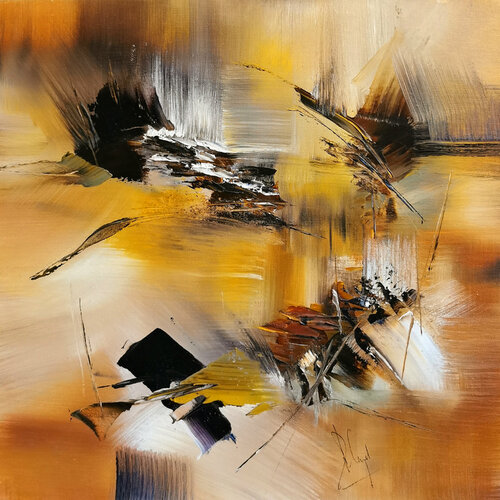 Joueurs d'instants van Muriel Cayet, Schilderij te koop op Singulart