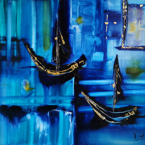 Les jumeaux van Muriel Cayet, Schilderij te koop op Singulart