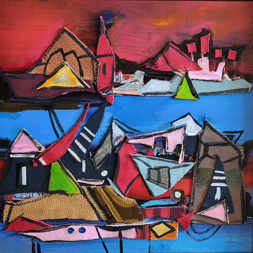 Côte basque van Muriel Cayet, Schilderij te koop op Singulart