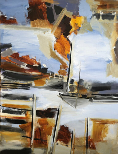 Haute-Normandie et Seine-Maritime de Muriel Cayet, Pintura a la venta en Singulart