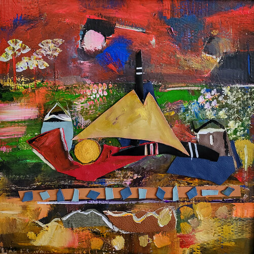 Trapani van Muriel Cayet, Schilderij te koop op Singulart