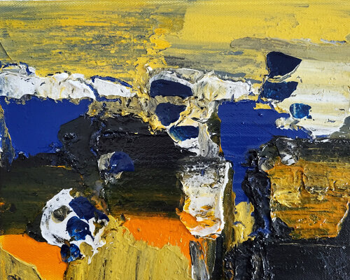 Géologie téléologique van Muriel Cayet, Schilderij te koop op Singulart