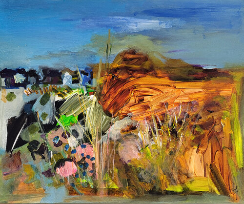 Parole à la terre di Muriel Cayet, Pittura in vendita su Singulart