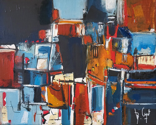 Itinéraire rayonnant di Muriel Cayet, Pittura in vendita su Singulart