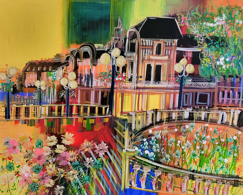 Casino de jour von Muriel Cayet, Malerei kaufen auf Singulart