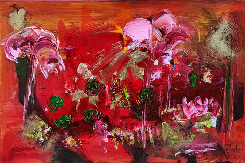 Le soleil en tous pays di Muriel Cayet, Pittura in vendita su Singulart