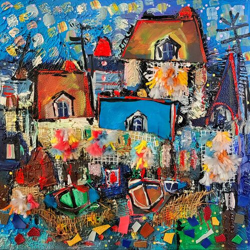 Un défi des circonstances von Muriel Cayet, Malerei kaufen auf Singulart