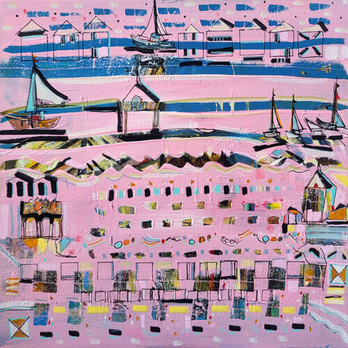 Villégiature en rose Muriel Cayet