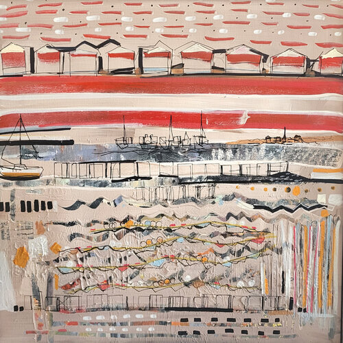 Côtes foraines di Muriel Cayet, Pittura in vendita su Singulart