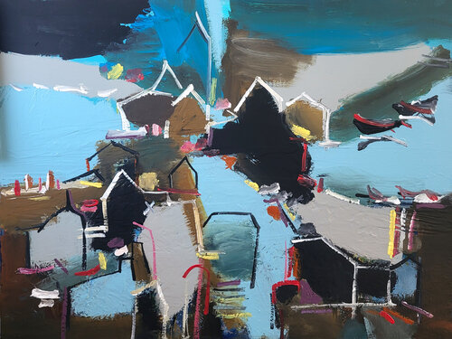 Composition d'équinoxe von Muriel Cayet, Malerei kaufen auf Singulart