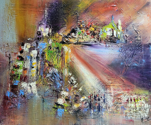 Le Pélerinage di Muriel Cayet, Pittura in vendita su Singulart